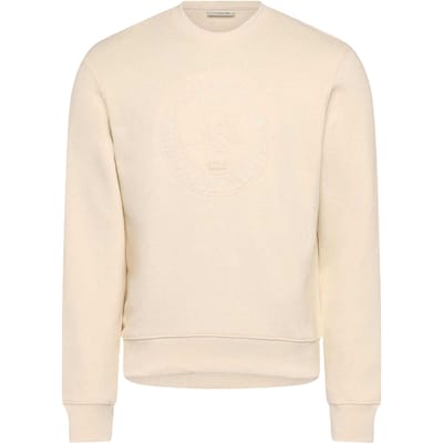 Lacoste Dames Katoenen Relaxed Fit Sweatshirt (Crème)