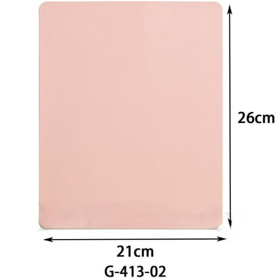 Outil d'Art des Ongles Rose Tapis d'Art des Ongles Cuir Présentoir Tapis d'Entraînement pour Ongles S beige