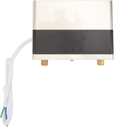 Doorstromer Boiler - Elektrische Boiler Keuken - Direct Warm Water - Intelligente Temperatuurregeling - 4000W - Goud