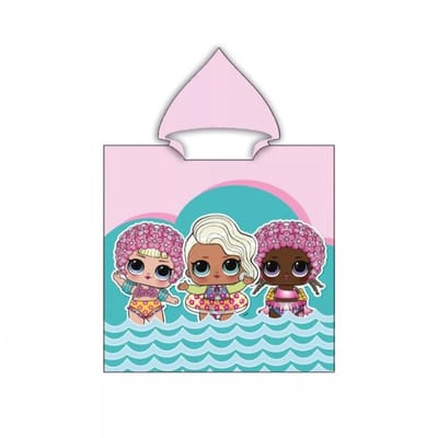 L.O.L. Surprise badponcho poolparty sneldrogend 55x110cm