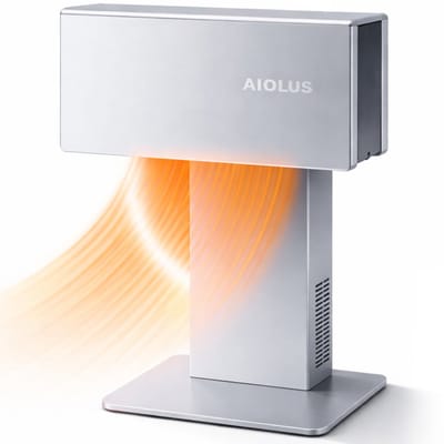 Rovary™ Aiolus Hygiënische Handdroger met UVC - Sneldrogend 13s - Stil <60dB - 900W - Plug & Play - RVS Zilver