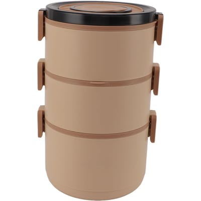 Isolatie Lunchbox 304 Roestvrij Staal Draagbare Lunchcontainer Lekvrije Bento Box met Deksel voor beige