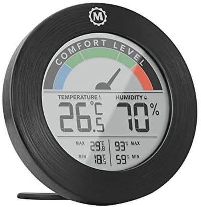 Draadloze binnenthermometer en hygrometer met Comfort Indicator - Compact formaat
