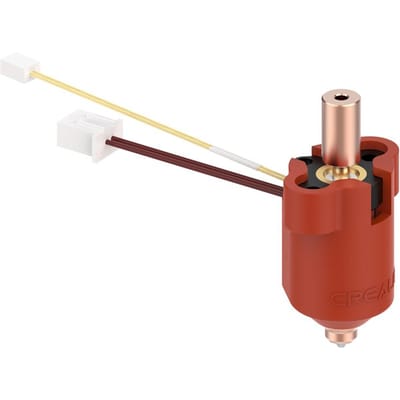 Creality K1 Max keramische verwarmingsblokset met 60 W keramisch verwarmingsvermogen Grote thermische geleidbaarheid rood