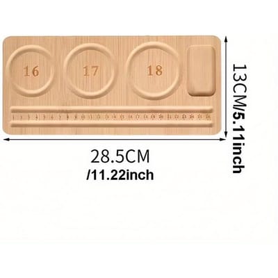 Kralenbord Voor Het Maken Van Sieraden Armbanden Armband Maat Meetinstrument kralenbakje Sieraden MaakbenodigdhedenMassief Hout Ontwerp