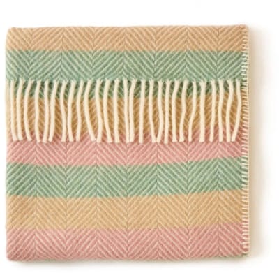 Babydekentje Stripe Summer Breeze – Pure New Wool – 68x73 cm - Tweedmill