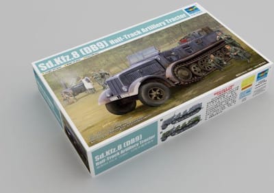 Trumpeter Modelbouwpakket Landbouwvoertuigen - 09538 Sd.Kfz.8 (DB9)Half-Track Artillery Tractor Plastic - 1:35 - Modelbouw