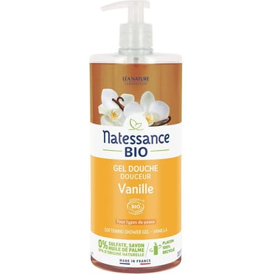 Natessance Biologische Vanille Douchegel 1 L