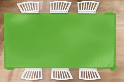 Tafelkleed - Tafellaken - 300x150 cm - Groen - Kleuren - Natuur - Binnen en Buiten