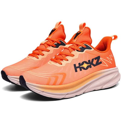 Heren Vliegend Mesh Ademend Sport- en Casual Schoenen Trendy Antislip Demping Marathon Hardloopschoenen 42 beige