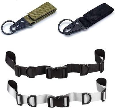 Verstelbare Die Straps met Reflecterende Snelsluiting en Zachte Ankergrepen voor Hiking, Jogging en Multisportactiviteiten