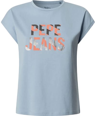 Pepe Jeans Catalina T-shirt Met Korte Mouwen Blauw L Vrouw