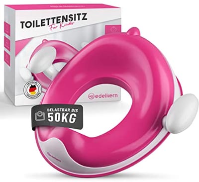 Ergonomische Toiletbril voor Kinderen met Handgrepen - Universeel WC-Opzetstuk tot 50 kg met Spatbescherming