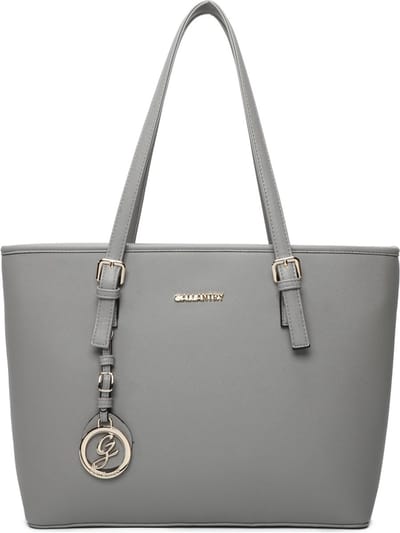 Gallantry® - Schooltas - Dames Tas - Tassen met rits - Schoudertas - Handtas - Werktas - Shopper - Tote bag - geschikt voor A4 - Grijs