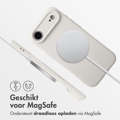 imoshion Hoesje - Geschikt voor Apple iPhone 17 Air - Color Backcover geschikt voor MagSafe - Beige
