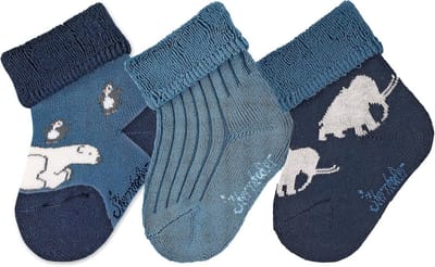 Baby Sokken 3er-Pack Eisbär voor Jongens