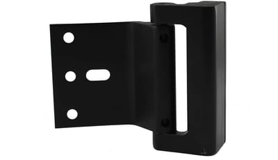 Allecto - Beveiliging Deurslot - Kindveiligheid - Aluminiumlegering - Zwart - Versterking - Veiligheidsoplossing voor thuis - Geschikt voor kindere...