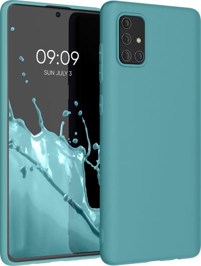 kwmobile telefoonhoesje geschikt voor Samsung Galaxy A71 - Hoesje voor smartphone - Back cover in Arctische nacht