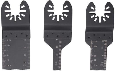 Dailygoods- Zaagbladen 3pcs - Multitool - Precisie - Carbon Staal - Snelle Vervanging - Voor Hout/Plastic