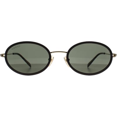 Gucci Ovaal Vrouwen Zwart Goud Groen GG1980S