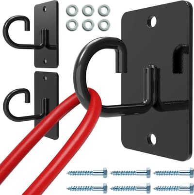 Wandmontage Ankers - Muur Bevestiging - Thuis Sporten - Verstevigd Staal - 3 Stuks - Zwart