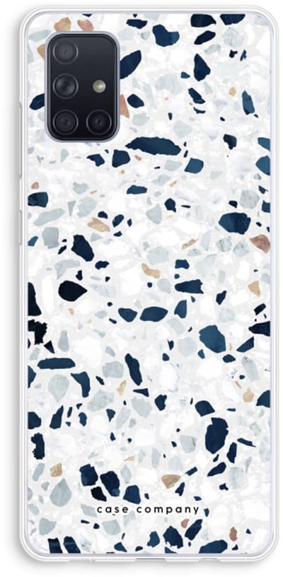 Case Company® - Hoesje geschikt voor Samsung Galaxy A71 hoesje - Terrazzo N°1 - Soft Cover Telefoonhoesje - Bescherming aan alle Kanten en Schermrand