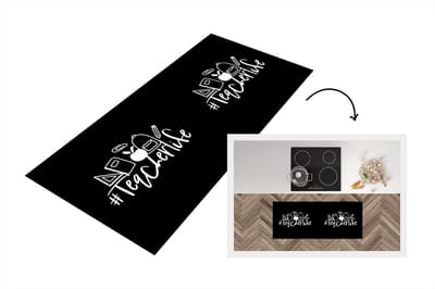 Keukenloper - Loper keuken - Quotes - Spreuken - School - #Teacherlife - 120x50 cm - Keukenloper vinyl