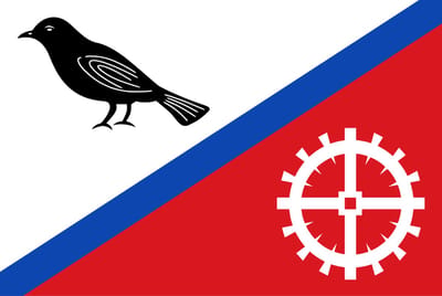 Vlag Hardinxveld-Giessendam 30x45cm