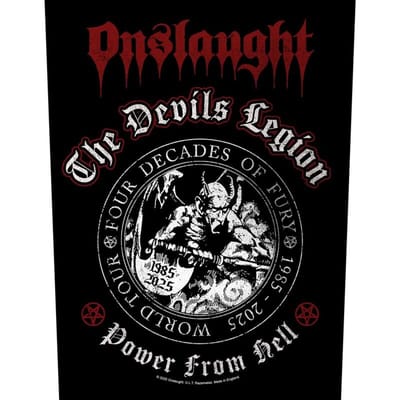 Onslaught The Devils Legion Unisex Embleem - zwart - Standard