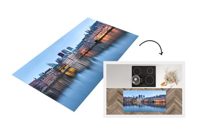 Keukenloper - Loper keuken - Den Haag - Politiek - Water - 120x60 cm - Keukenloper vinyl