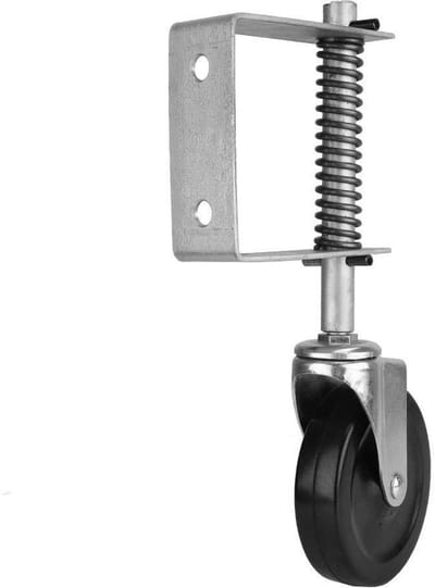 Allecta - Rubberen veerzwenkwiel 10,2 cm voor meubels en trolleys