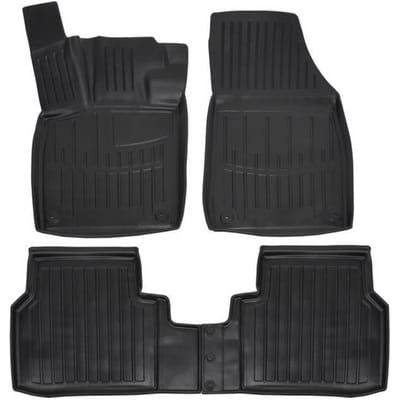 Vloermatten - SCOUTT - Volkswagen ID.4 - Premium Rubber - Op Maat Gemaakt - Zwart