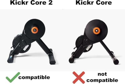 Fietstrainer Adapters - Rocker Voeten - Realistische Rit - Zijwaartse Beweging - Set van 5 - Zwart