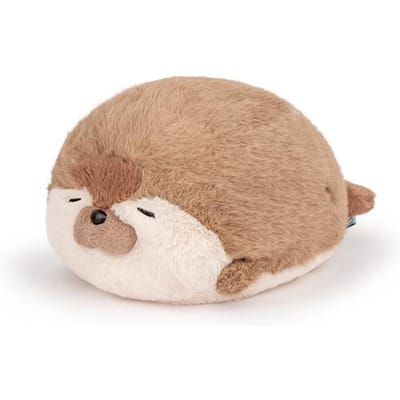 40CM Schattige Zeehond Pluche Kussen Levensechte Simulatie Knuffel Zeeotter Zachte Pop Dierenspeelgoed Kawaii Cartoon Blauw Bruin Otter Kind Cadeau 40cm bruin