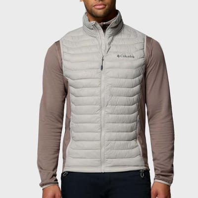 Columbia Powder Pass™ Hybrid Vest Grijs L Man