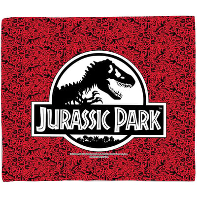 Jurassic Park Logo Fleece Blanket - M