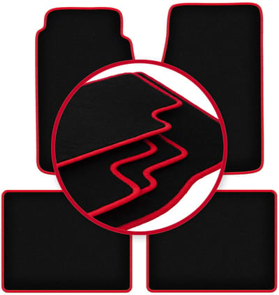 CARLUX-RED automatten voor: Jeep Grand Cherokee XJ off-road (1992-1998)