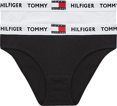 Tommy Hilfiger 2p Bikini Nachtkleding Meisjes - Wit - Maat 128/140