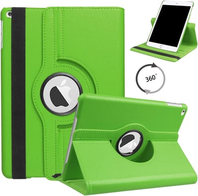 HB Hoes Geschikt voor Apple iPad 10.2 (2019) - Draaibare Tablet Book Cover - Groen