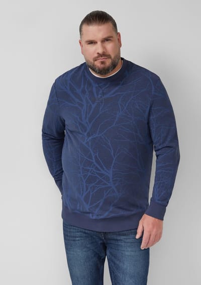 s.Oliver - male - Lichtgewicht sweatshirt met all-over print