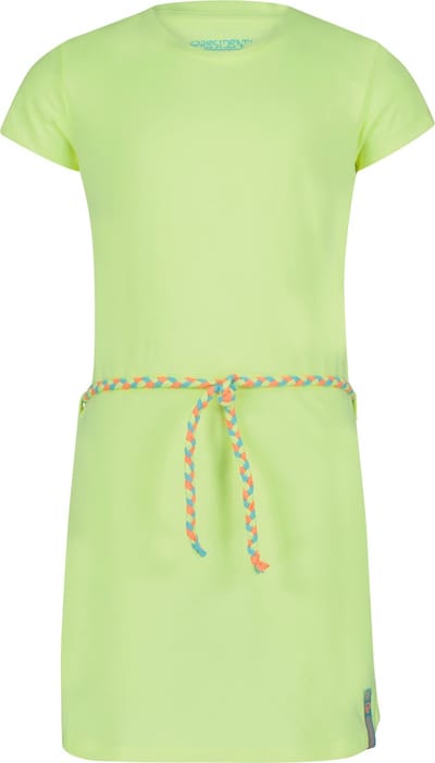 4PRESIDENT Meisjes jurk - Neon Bright Yellow - Maat 74 - Meisjes jurken