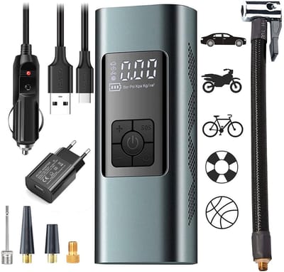 ApexArte® Autobanden Pomp - Elektrische Fietspomp - Compressor - Luchtcompressor
