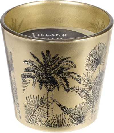 Geurkaarsen in glas - goud - per 3 stuks - 13 cm hoog - woondecoratie -cadeauset