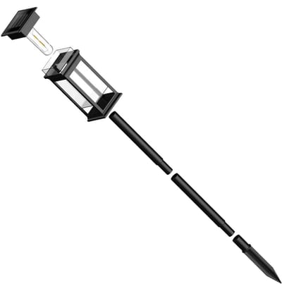 DailySupplies® Tuinverlichting op Zonne Energie - Solar Buitenlampen - Zwart