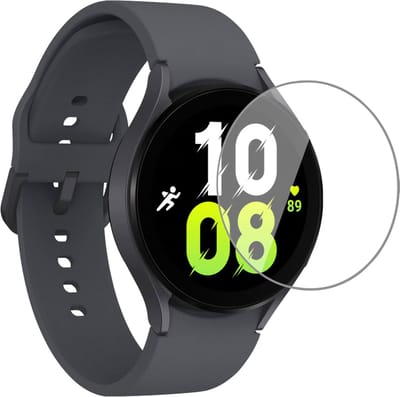Screenprotector geschikt voor Samsung Watch 5 40mm - Beschermglas Folie Geschikt voor Samsung Watch 5 40mm
