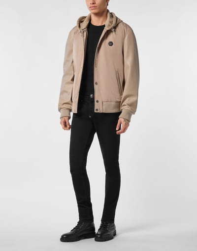 Leren Bomber &Amp