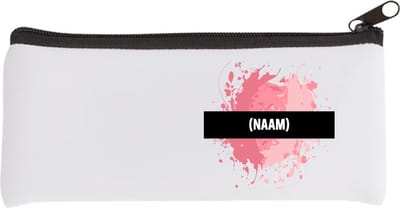 Akyol - roze verfvlek met eigen naam Etui - Kunst - kunstenaars/kunstenaressen - verjaardag - mensen die houden van verven - kunst liefhebbers - cadeau - kado - geschenk - gift - 20 bij 9 cm
