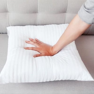 Coussin intérieur de haute qualité 45x45cm, remplissage intérieur en coton, noyau d'oreiller rembourré pour canapé et voiture, coussin doux gray