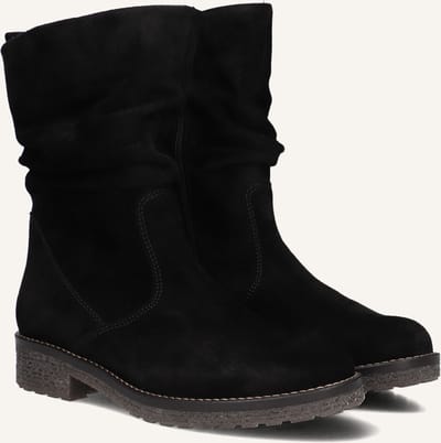 Gabor 013 Enkellaarsjes - Enkelboots met rits - Dames - Zwart - Maat 37