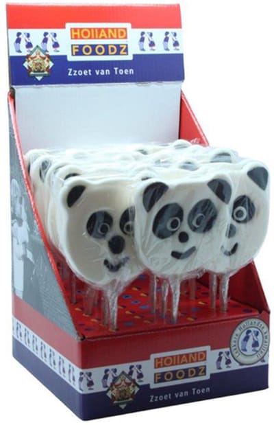Holland Foodz - Panda Lolly - 17 stuks - Omdoos 4x